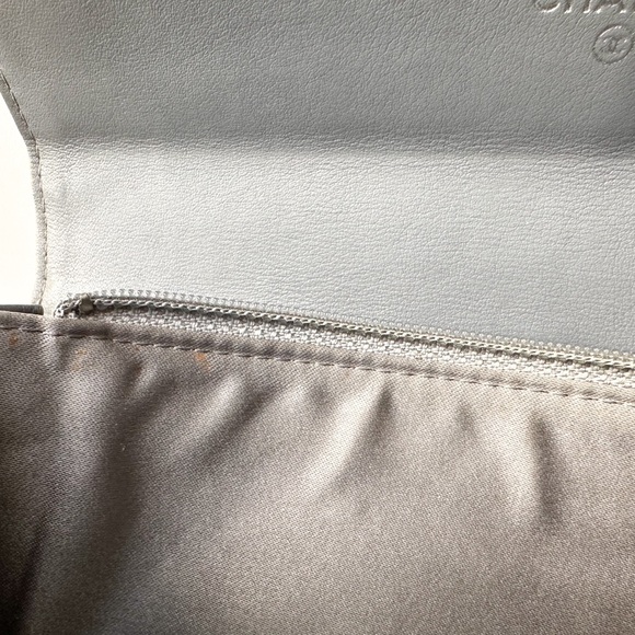 SOLD Chanel Camellia Patent Leather Long Wallet with Chain - Picture 12 of 14